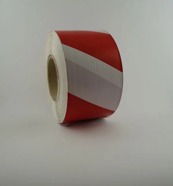cinta baliza senalizadora bicolor blanca roja