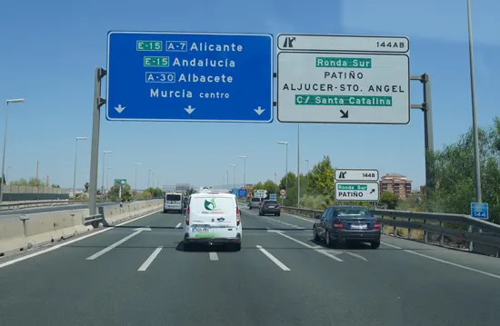 Carretera Murcia - Granada