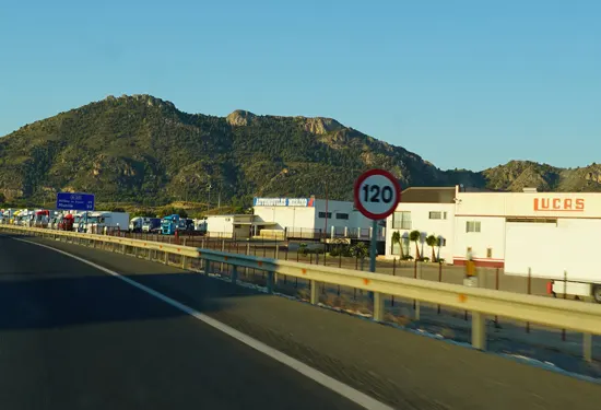 Carretera Madrid - Murcia
